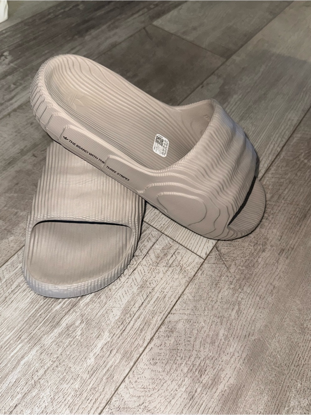 Adidas Adilette 22 Slides Mens Size 13 Light Brown Sandals HQ4670